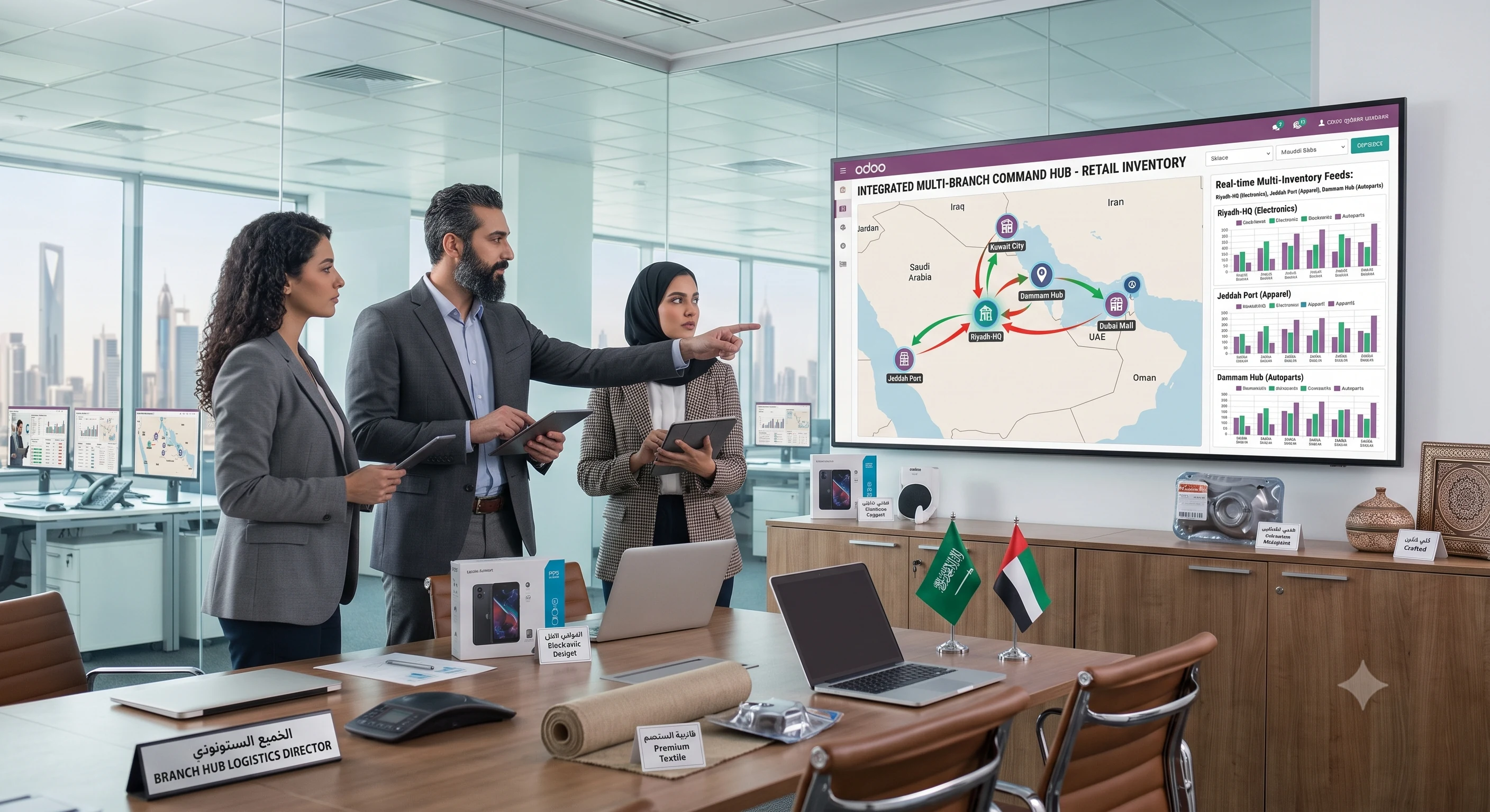إدارة المخزون متعدد الفروع مع Odoo: كيف توحّد البيانات وتسرّع التحويلات وتقلّل الفاقد؟